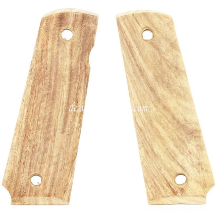 AIRSOFT WEBSITE Real Wood Griffabdeckung Geeignet für BELL ARMY AW WE KJ Tokyo Marui M1911 M.E.U Serie 70 M45A1 WARRIOR GBB Pistolen Hellbraun