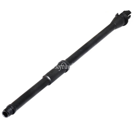 5KU 420mm 16 Zoll Aluminium Mid Length Außenlauf -14mm CCW Gegen den Uhrzeigersinn Geeignet für M4 M16 Serie AEG Gewehre Airsoft Schwarz