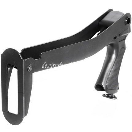 CYMA Metall Klappschaft mit Plastikgriff Geeignet für CYMA M870 Serie Schrotflinte Airsoft Schwarz