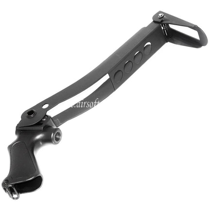 CYMA Metall Klappschaft mit Plastikgriff Geeignet für CYMA M870 Serie Schrotflinte Airsoft Schwarz