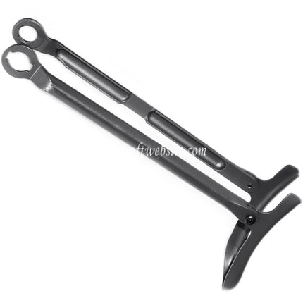 CYMA Bulgarian Stil Metall Unterklappbarer Gewehrschaft Geeignet für CYMA CM028S AK47S VFC G&G Classic Army ICS SRC Jing Gong JG Echo1 Matrix AK Beta AEG Gewehre Airsoft Schwarz