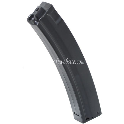 Airsoft Website 90rd Mid-Cap Magazin Geeignet für Classic Army / CYMA / G&P / Golden Eagle / JG / SRC / Tokyo Marui MP5 Serie AEG Gewehre Schwarz