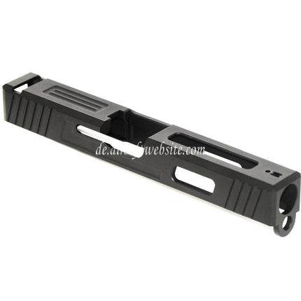 APS Aluminum Legacy Schlitten Geeignet für APS ACP / WE / Tokyo Marui G17 GBB Pistolen Airsoft Schwarz