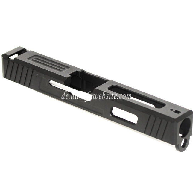 APS Aluminum Legacy Schlitten Geeignet für APS ACP / WE / Tokyo Marui G17 GBB Pistolen Airsoft Schwarz