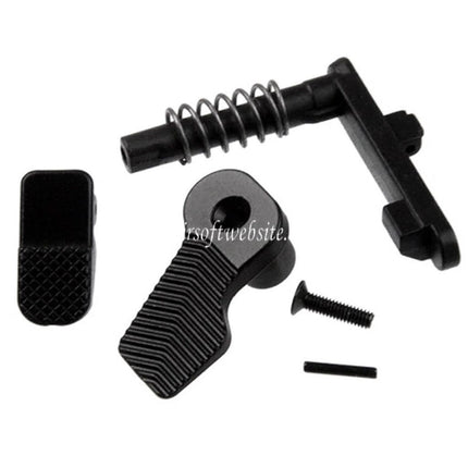 Airsoft Website Metall Ambidextrous Magazinentriegelung Geeignet für G&P CYMA D-Boys E&C VFC Tokyo Marui M4 M16 Serie AEG Gewehre Schwarz