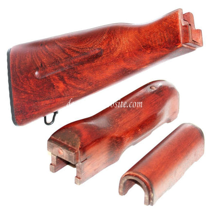 APS Handschutz und Schaftholz Kit Geeignet für APS Matrix D-Boys CYMA Golden Eagle JG Tokyo Marui AK74 Serie AEG Gewehre Airsoft