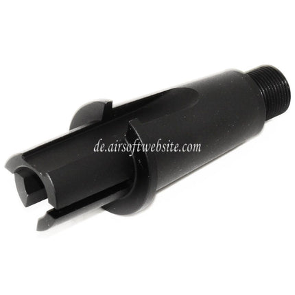 Airsoft Website 2.75/3.35 Zoll 71mm/85mm Aluminium Kurzer Äußeres Lauf Verbindungsrohr -14mm CCW Gegen den Uhrzeigersinn AEG Gewehre