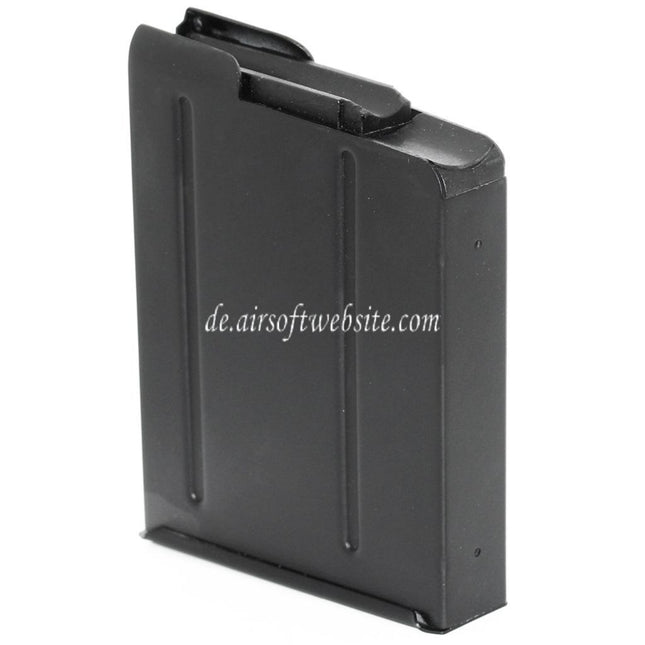 APS 6rd Magazin Geeignet für APS (Hakkotsu) APM50 M40A3 Co2 Schalenauswurf-Scharfschützengewehre Airsoft Schwarz
