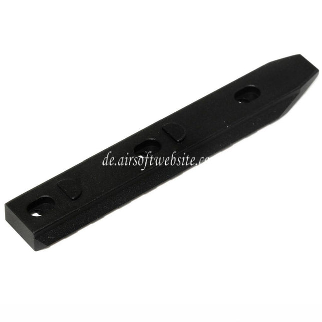 AIRSOFT WEBSITE 115mm 9-Slots Schienenpaneel Geeignet für URX RAS Handschutzsystem Schwarz