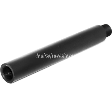 Airsoft Website 3/3.5 5/5.5 7/7.5 Zoll Aluminium Äußeres Lauf verlängerungsrohr -14mm CCW Gegen den Uhrzeigersinn AEG GBB Airsoft