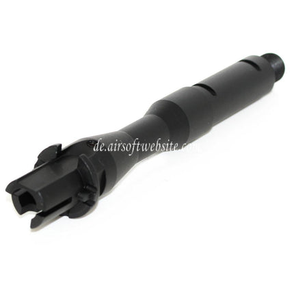 5KU 7 Zoll Aluminum CQB Außenlauf -14mm CCW Gegen den Uhrzeigersinn Geeignet für M4 M16 Serie AEG Gewehre Airsoft Schwarz