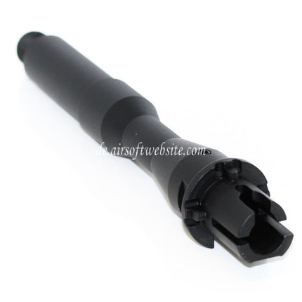 5KU 7 Zoll Aluminum CQB Außenlauf -14mm CCW Gegen den Uhrzeigersinn Geeignet für M4 M16 Serie AEG Gewehre Airsoft Schwarz
