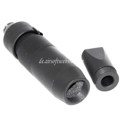 5KU PBS-4 Schalldämpfer Geeignet für -14mm CCW Gegen den Uhrzeigersinn Lauf AK Serie Gewehre Airsoft Schwarz