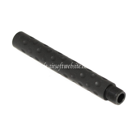 5KU Aluminium PDW Stil Verlängerung Außenlauf -14mm CCW Gegen den Uhrzeigersinn Schwarz