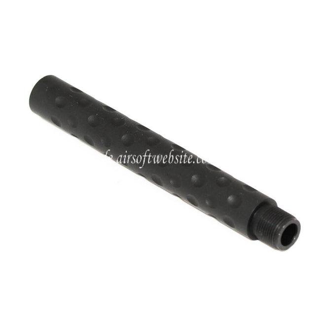 5KU Aluminium PDW Stil Verlängerung Außenlauf -14mm CCW Gegen den Uhrzeigersinn Schwarz