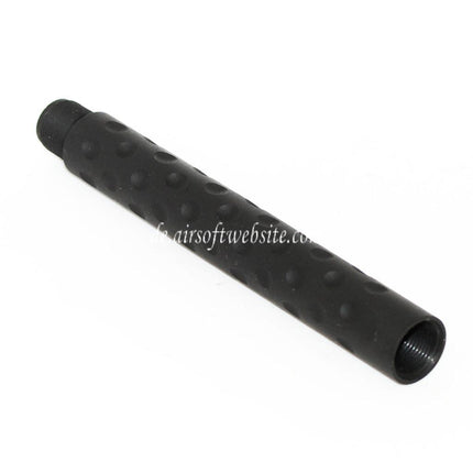 5KU Aluminium PDW Stil Verlängerung Außenlauf -14mm CCW Gegen den Uhrzeigersinn Schwarz