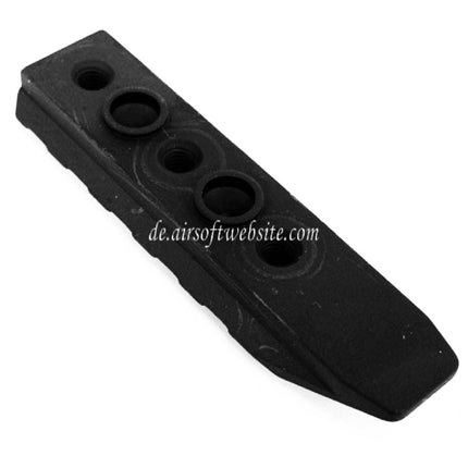 5KU 5 Slots Schienenplatte Geeignet für URX RAS Handschutzsystem Schwarz