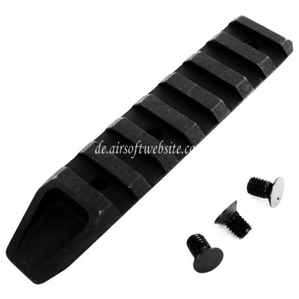 5KU 7 Slots Schienenplatte Geeignet für URX RAS Handschutzsystem Schwarz