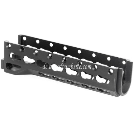 5KU 155mm Alfa Untere Handschutz Schienen System Geeignet für GHK LCT INOKASU D-BOYS Tokyo Marui AK Serie AEG Gewehre Airsoft Schwarz