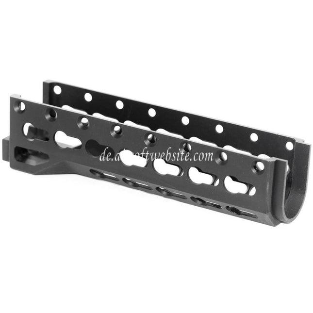 5KU 155mm Alfa Untere Handschutz Schienen System Geeignet für GHK LCT INOKASU D-BOYS Tokyo Marui AK Serie AEG Gewehre Airsoft Schwarz