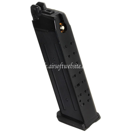 APS 23rd Top Gas Turbo Magazin Geeignet für G17 G18C G34 G35 G-Serie GBB Pistolen Airsoft Schwarz