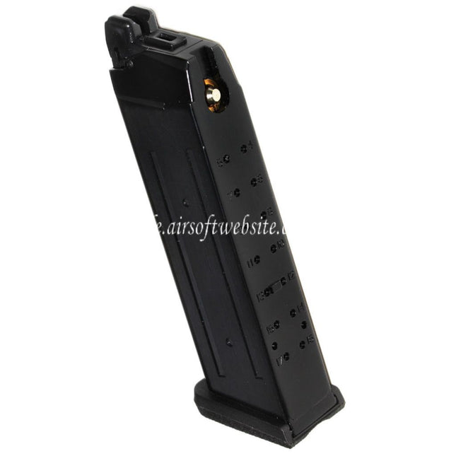 APS 23rd Top Gas Turbo Magazin Geeignet für G17 G18C G34 G35 G-Serie GBB Pistolen Airsoft Schwarz
