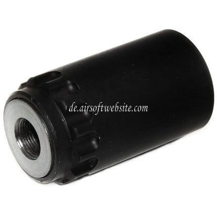 5KU 7.62 Taper Mount Flash Comp und Blast Shield Mündungsfeuerdämpfer Geeignet für -14mm CCW Gegen den Uhrzeigersinn Lauf Gewehre Airsoft Schwarz