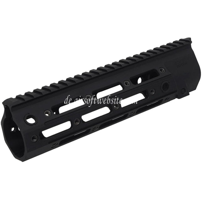5KU 10.5 Zoll RAHG Tactical M-LOK Handschutz Schienen System geeignet für D-BOYS CYMA WE(WE-TECH) VFC Umarex HK416 Serie AEG GBB Gewehre Airsoft Schwarz