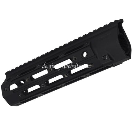 5KU 10.5 Zoll RAHG Tactical M-LOK Handschutz Schienen System geeignet für D-BOYS CYMA WE(WE-TECH) VFC Umarex HK416 Serie AEG GBB Gewehre Airsoft Schwarz