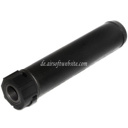 5KU 193mm SOCOM556 AR QD Schalldämpfer A mit Mündungsfeuerdämpfer Geeignet für -14mm CCW Gegen den Uhrzeigersinn Lauf Gewehre Airsoft Schwarz