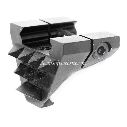 5KU Metall Schlag Handstopper Geeignet für jede 20mm Picatinny Schiene Schwarz