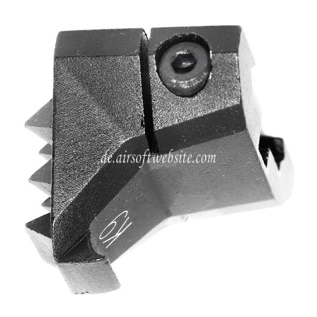 5KU Metall Schlag Handstopper Geeignet für jede 20mm Picatinny Schiene Schwarz