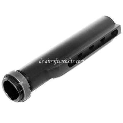 5KU 5-Positions Schaft Pufferrohr Geeignet für M4 M16 Serie AEG Gewehre Airsoft Schwarz