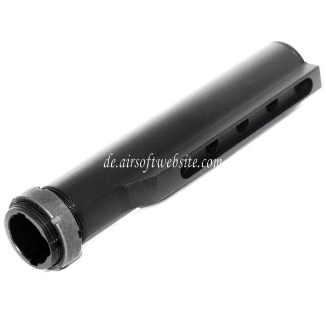 5KU 5-Positions Schaft Pufferrohr Geeignet für M4 M16 Serie AEG Gewehre Airsoft Schwarz