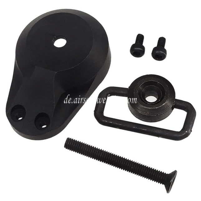 5KU Aluminium Tornado Swivel Ende Geeignet Für Tokyo Marui M4 Serie AEG Gewehre Airsoft