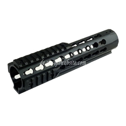 CYMA Aluminum 8.5 Zoll 216mm Keymod Handschutz Schienen System Geeignet für Tokyo Marui APS CYMA M4 M16 Serie AEG Gewehre Airsoft Schwarz