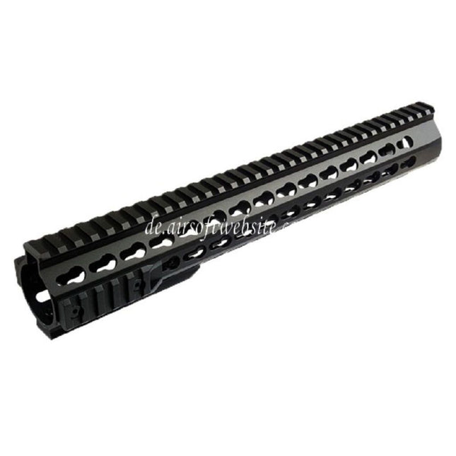 CYMA Aluminum 13 Zoll 335mm Keymod Handschutz Schienen System Geeignet für Tokyo Marui APS CYMA M4 M16 Serie AEG Gewehre Airsoft Schwarz