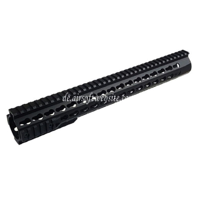 CYMA Aluminum URX4 14.5 Zoll 380mm Keymod Handschutz Schienen System Geeignet für Tokyo Marui APS CYMA M4 M16 Serie AEG Gewehre Airsoft Schwarz
