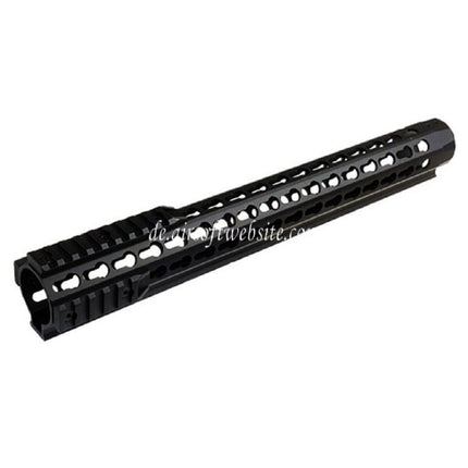 CYMA Aluminum URX4 14.5 Zoll 380mm Keymod Handschutz Schienen System Geeignet für Tokyo Marui APS CYMA M4 M16 Serie AEG Gewehre Airsoft Schwarz
