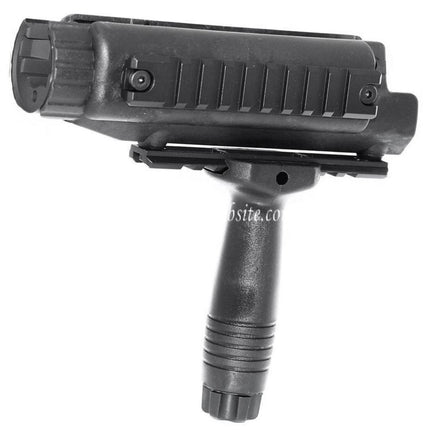 CYMA Handschutz Schienen System und Vordergriff mit Außenlauf Geeignet für MP5 Serie AEG Gewehre Airsoft Schwarz