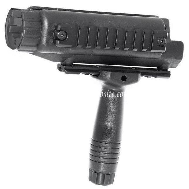 CYMA Handschutz Schienen System und Vordergriff mit Außenlauf Geeignet für MP5 Serie AEG Gewehre Airsoft Schwarz