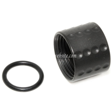 5KU Spots Knurled Laufgewinde Schutzabdeckung -14mm CCW gegen den Uhrzeigersinn Geeignet für Tokyo Marui G17 GBB Pistolen Airsoft