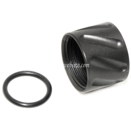 5KU Diagonals Knurled Laufgewinde Schutzabdeckung -14mm CCW gegen den Uhrzeigersinn Geeignet für Tokyo Marui G17 GBB Pistolen Airsoft