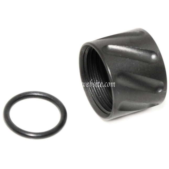5KU Diagonals Knurled Laufgewinde Schutzabdeckung -14mm CCW gegen den Uhrzeigersinn Geeignet für Tokyo Marui G17 GBB Pistolen Airsoft