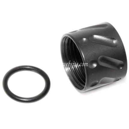 5KU Knurled Laufgewinde Schutzabdeckung -14mm CCW gegen den Uhrzeigersinn Geeignet für Tokyo Marui G17 GBB Pistolen Airsoft