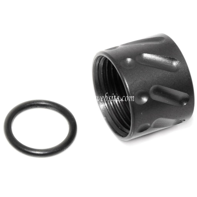 5KU Knurled Laufgewinde Schutzabdeckung -14mm CCW gegen den Uhrzeigersinn Geeignet für Tokyo Marui G17 GBB Pistolen Airsoft