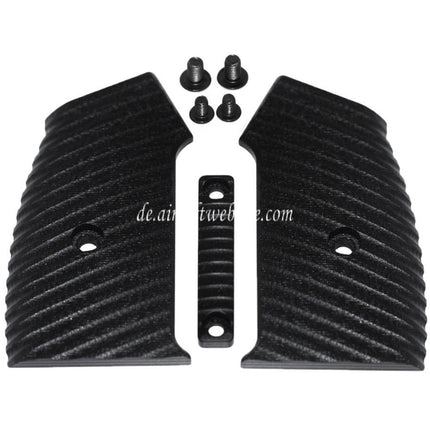 5KU Austauschbarer, kompletter modularer Pistolengriffsatz (Ball) geeignet für M4 M16 Serie GBB Gewehre Airsoft Schwarz