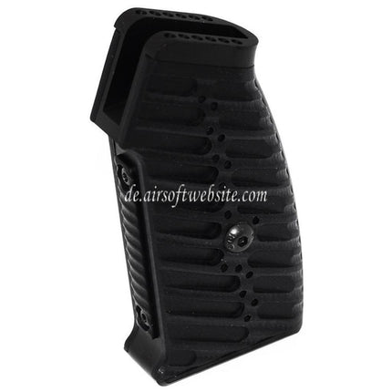 5KU Austauschbarer, kompletter modularer Pistolengriffsatz (Edge) geeignet für M4 M16 Serie GBB Gewehre Airsoft Schwarz