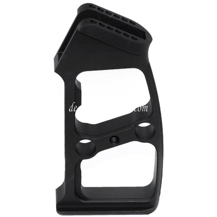 5KU Austauschbarer, kompletter modularer Pistolengriffsatz (Knurly) geeignet für M4 M16 Serie GBB Gewehre Airsoft Schwarz