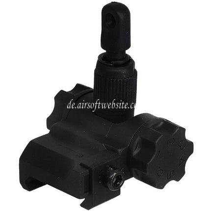 Airsoft Website Plastik SCAR Kimme Geeignet für 20mm Picatinny Schiene Gewehre